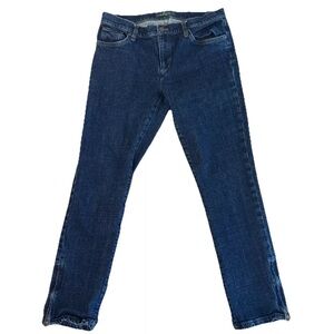 LRL Ralph Lauren Jeans Women's Size 6 Blue Modern Skinny Straight Leg Zip Ankle